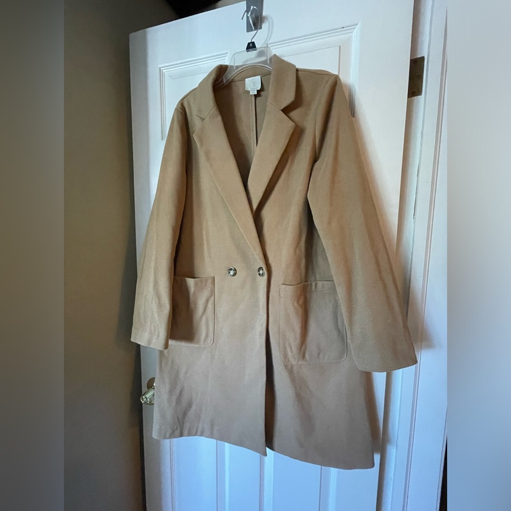 Joie Camel Overcoat size large